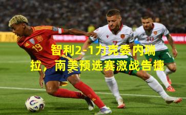 智利2-1力克委内瑞拉，南美预选赛激战告捷